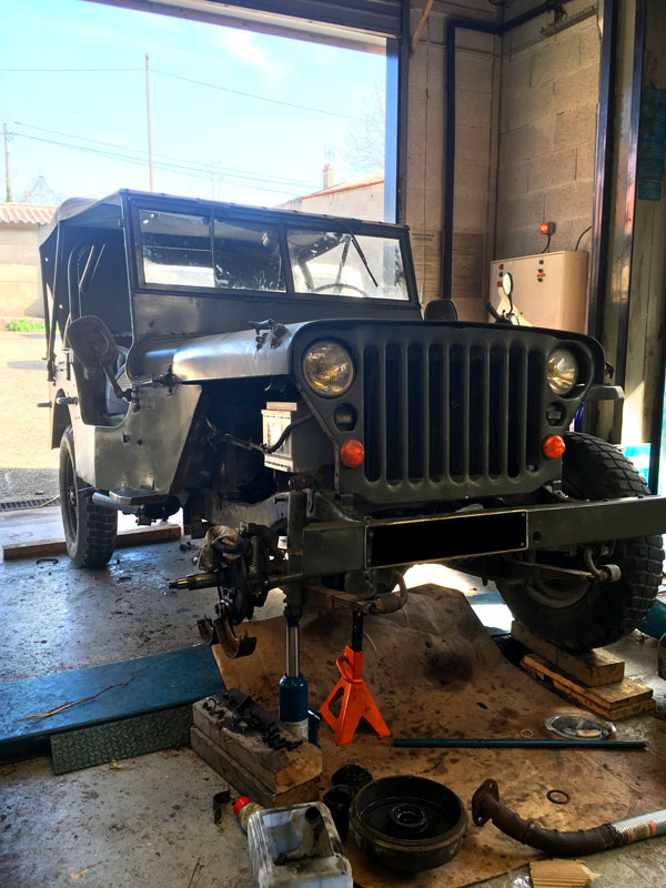 Renovation d'une Jeep Hotchkiss M.201